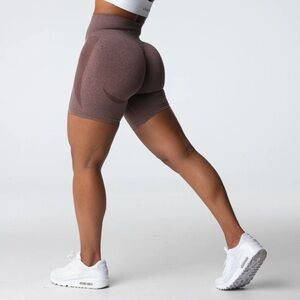 NVGTN Cocoa Contour Seamless Shorts Size Small